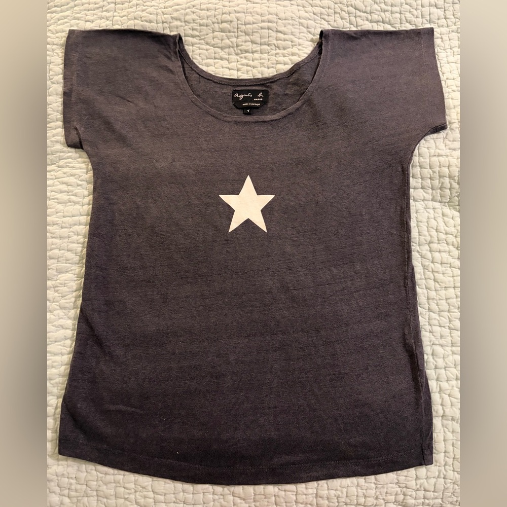 Agnes B linen t shirt
